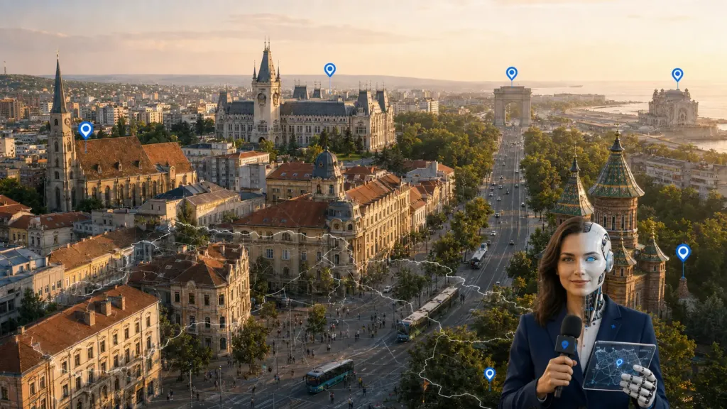 Imagine cu reporterul digital InApropiere.ro in toata Romania.